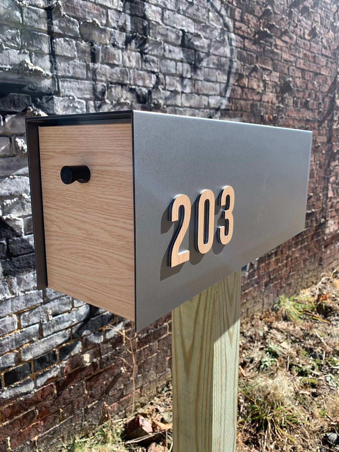 Custom Modern Mailbox Etsy