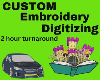Custom Embroidery Digitizing, Logo Digitizing, Embroidery Digitizing Service,