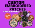 Custom embroidery patches, custom logo patches, custom iron on patches, custom Velcro hook and loop patches