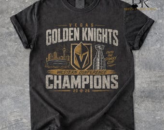 Vegas Golden Knights Champions Shirt, Golden Knights Western Conference Tee, Vegas Hockey Champions Shirt, Stanley Cup Playoff Shirt