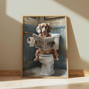 Dachshund Poster, Sausage Dog Gifts, Dachshund Dog Portrait, Dog Portraits, Gifts for Dog Lovers, Gifts for Dog Owners, digital download