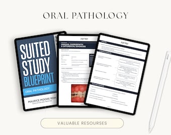 Oral Pathology Case Study: NBDHE Dental Hygiene - Lesion ID (Digital Download)
