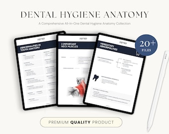 Lot de guides d'étude de l'anatomie dentaire - Numérique