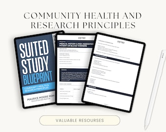 Dental Hygiene NBDHE Case Study: Community Health & Research (Digital Download)
