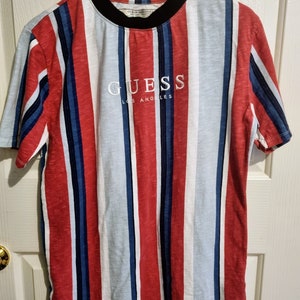 Men&#39;s Guess Stripe T-shirt s.S