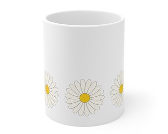 Mug blanc en forme de guirlande, cadeau pour maman, cadeau pour elle, cadeau pour lui, cadeau fête des mères