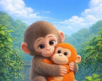 Libro per bambini: Dai un pugno a una scimmia solitaria e scopri la sua famiglia, storia vera (download digitale)