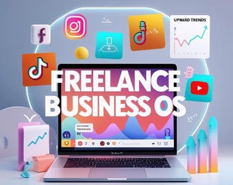 Freelance Business OS for Notion | Clients, Projects, Finances & Productivity