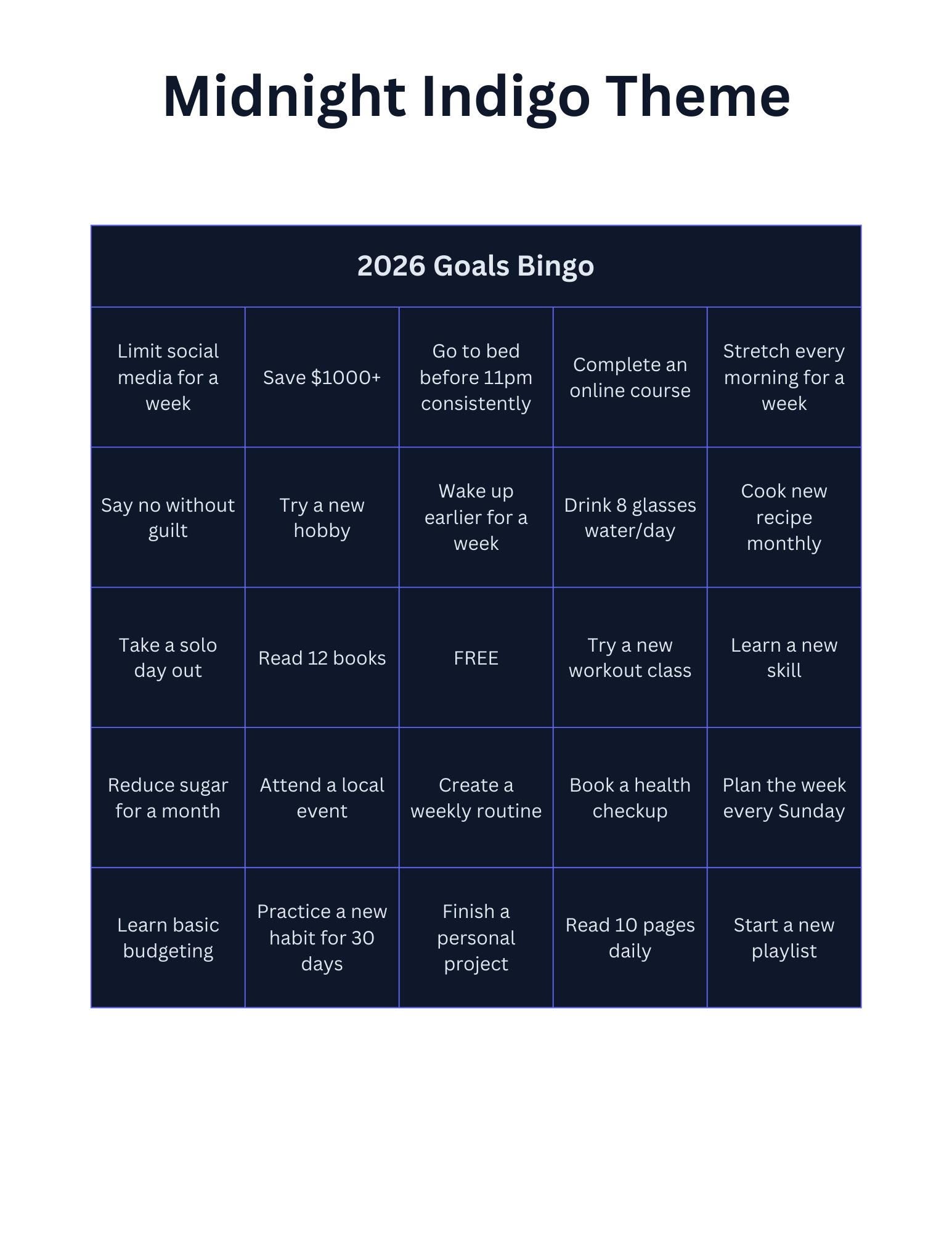 Customizable Bingo Card Generator Template | Google Sheets & Canva ...