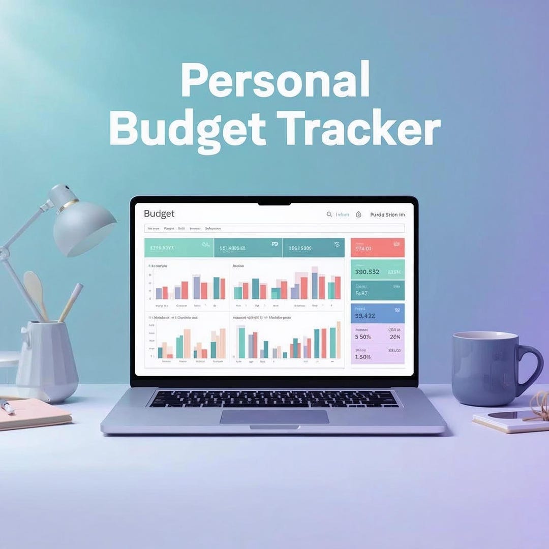 Personal Budget Tracker & Savings Planner | Google Sheets Finance ...