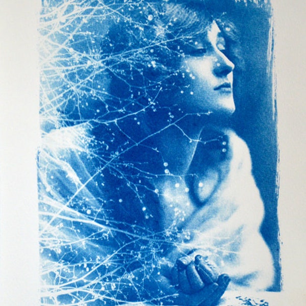 Original cyanotype print - Dream