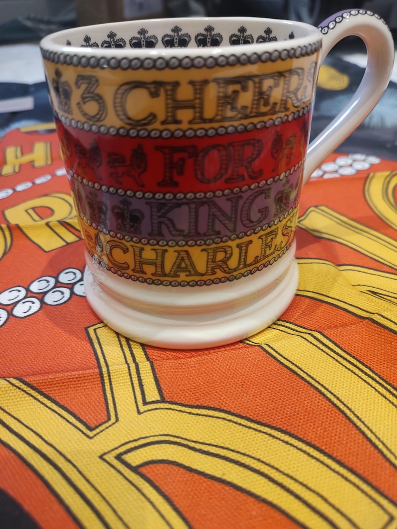 Emma Bridgewater King Charles Coronation Mug and Tea Towel