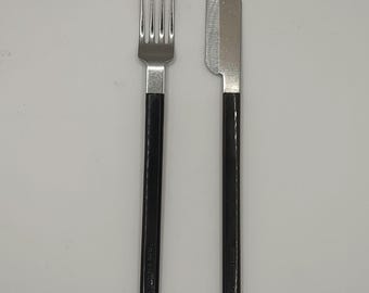 Raymond Loewy Concorde Air France flatware knife and fork set