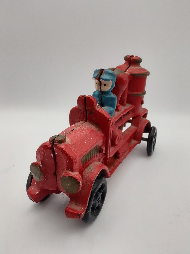 1920s Vintage Fire Engine Cast Iron Toy - Etsy