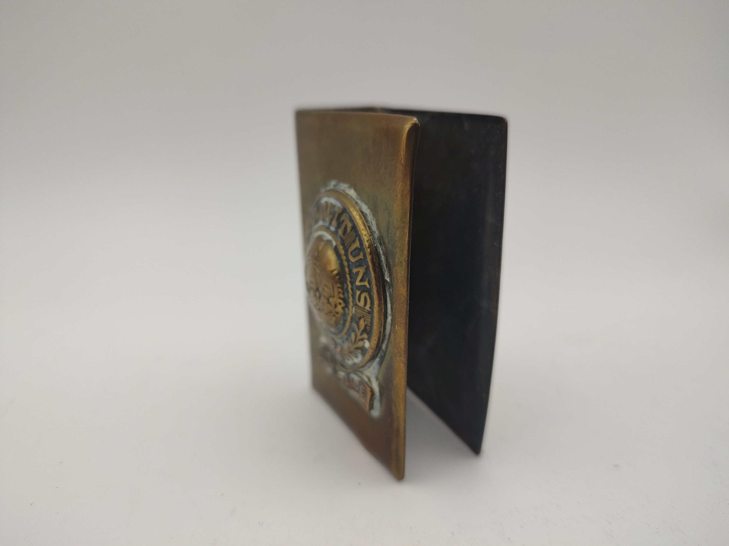 WWI German Trench Art Matchbox Holder Gott Mit Uns Brass - Etsy