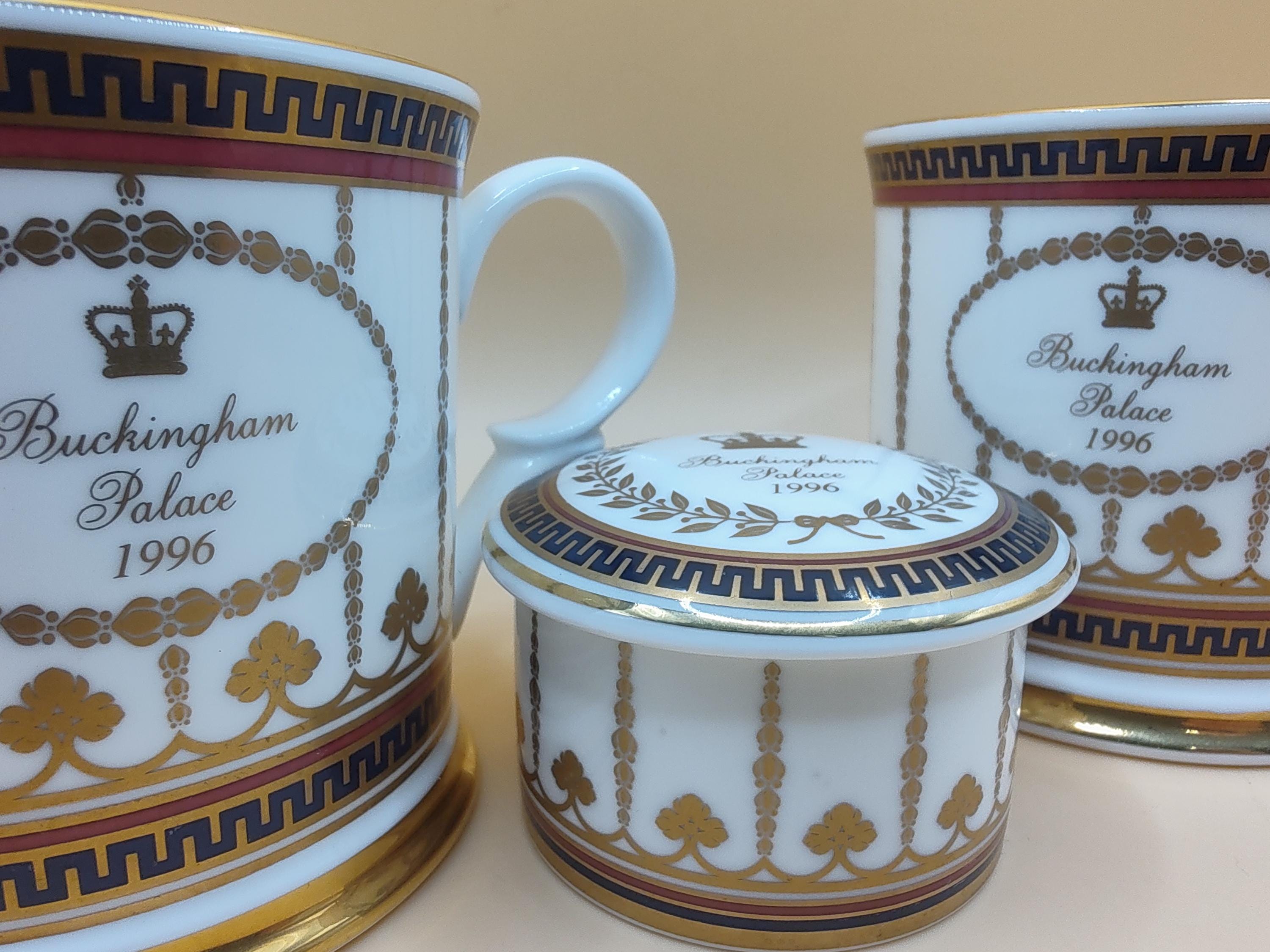 Buckingham Palace Collection of Gilt Edged Fine Bone China From