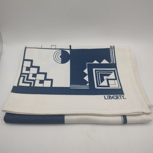 Liberty of London vintage Irish tea towel