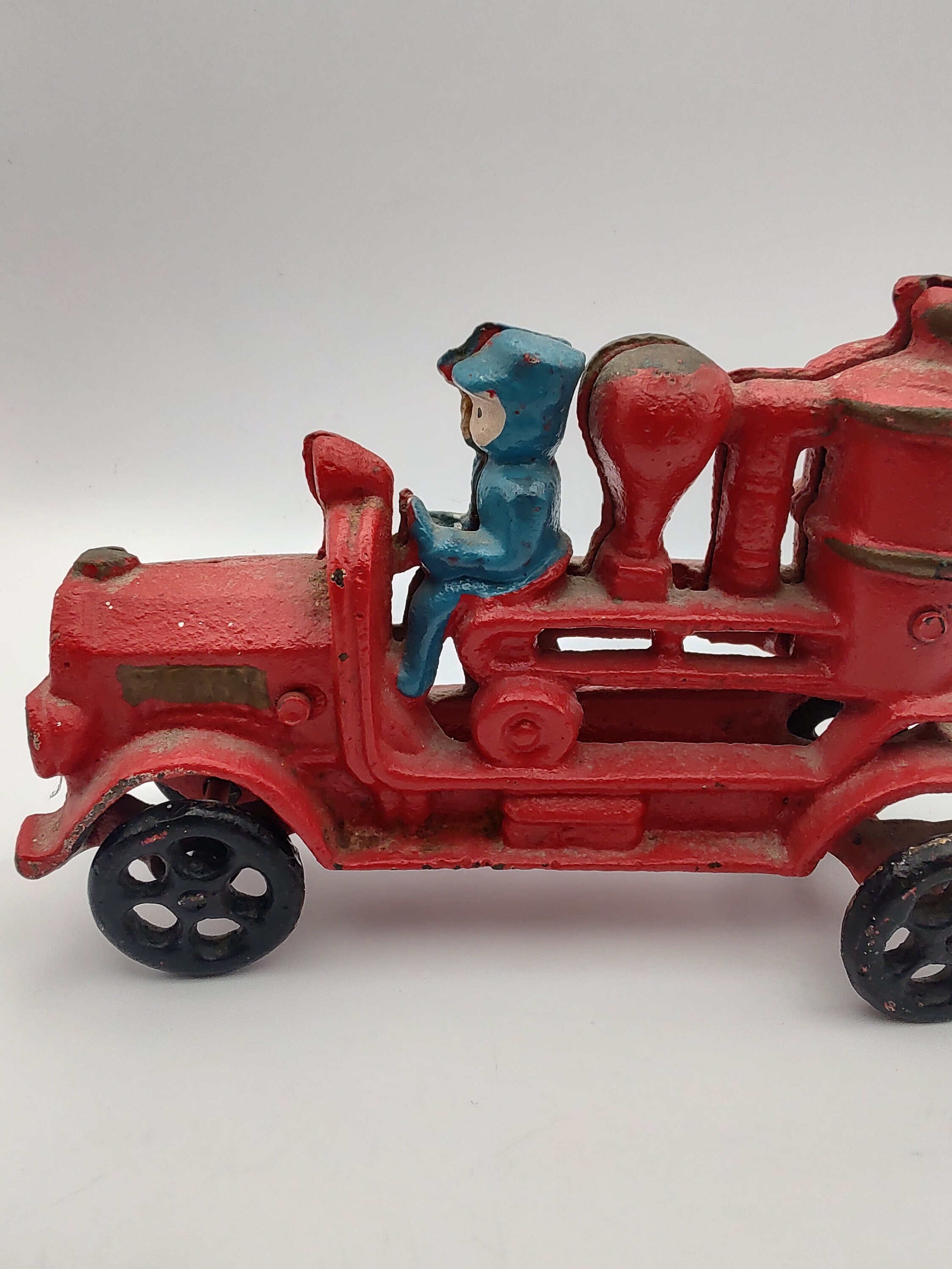 1920s Vintage Fire Engine Cast Iron Toy - Etsy