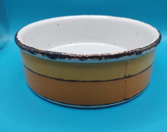Vintage Midwinter Stonehenge Sun 1970s open serving dish