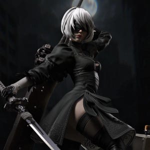 2B Nier Automata (2 Versions included) - 39.1 cm High Quality Resin Figure