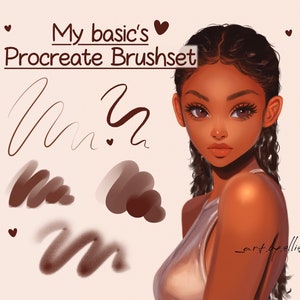5 Procreate-ritpenslar, Procreate-skiss- och linjärpenselset, Procreate-renderingspenslar