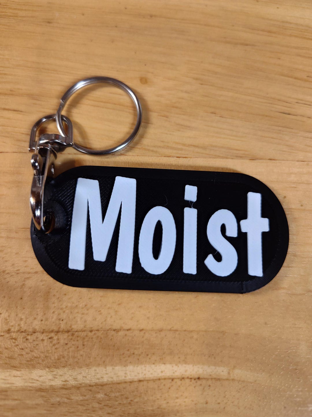 Humour Key Rings MOIST Keychain – Funny Gag Gift, Cringe Humor Key Ring, Weird Joke ...