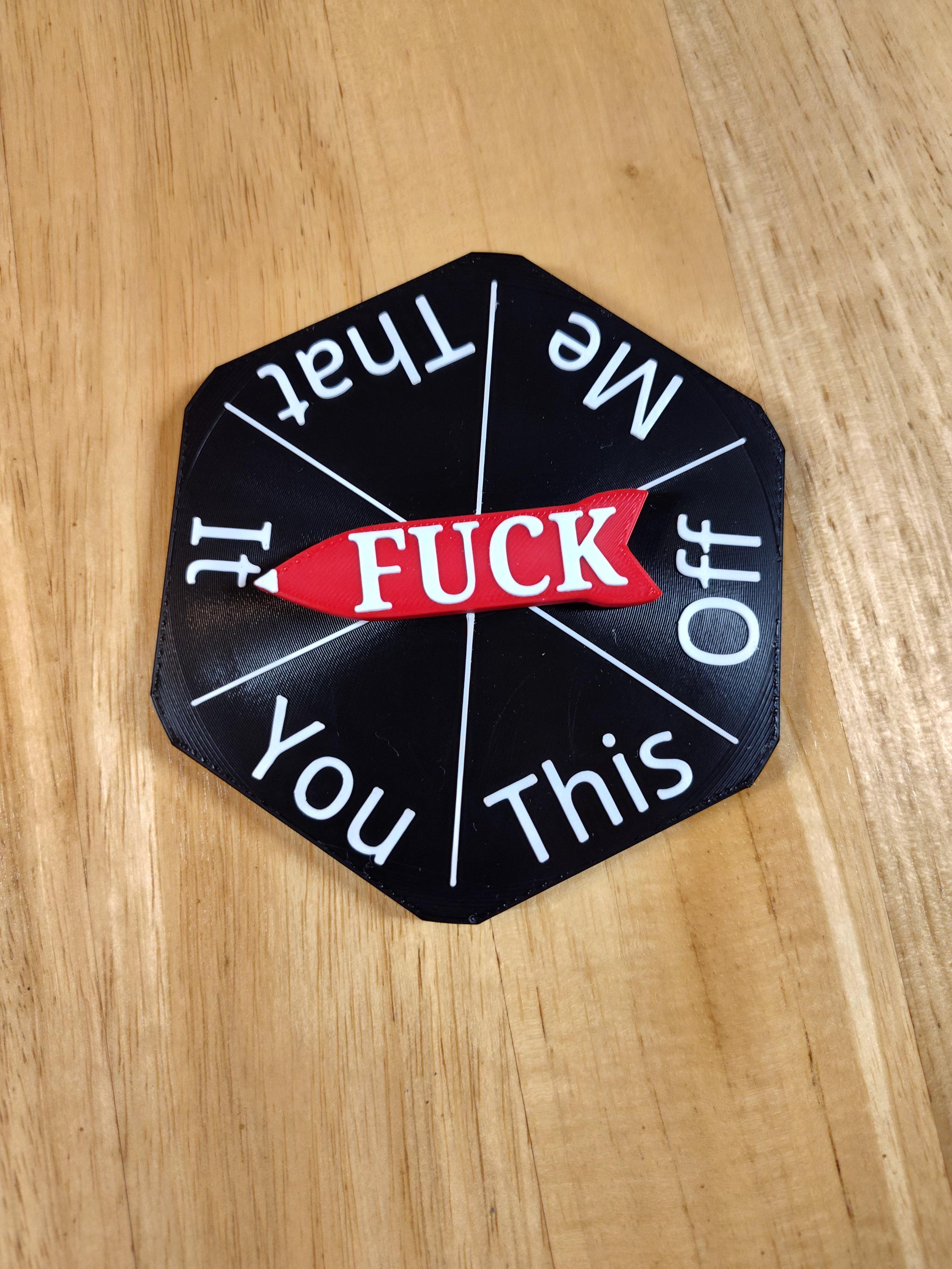 Fuck Spinner, Funny Desk Toy, Fidget Spinner, Gag Gift product image