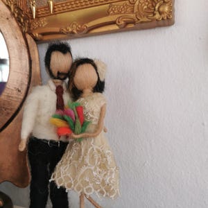 Custom Handmade Wool Felt Figurine - Personalized from Your Photo