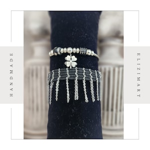 Handwoven Bracelet: Boho Braided Chain, Lucky Knot Jewelry