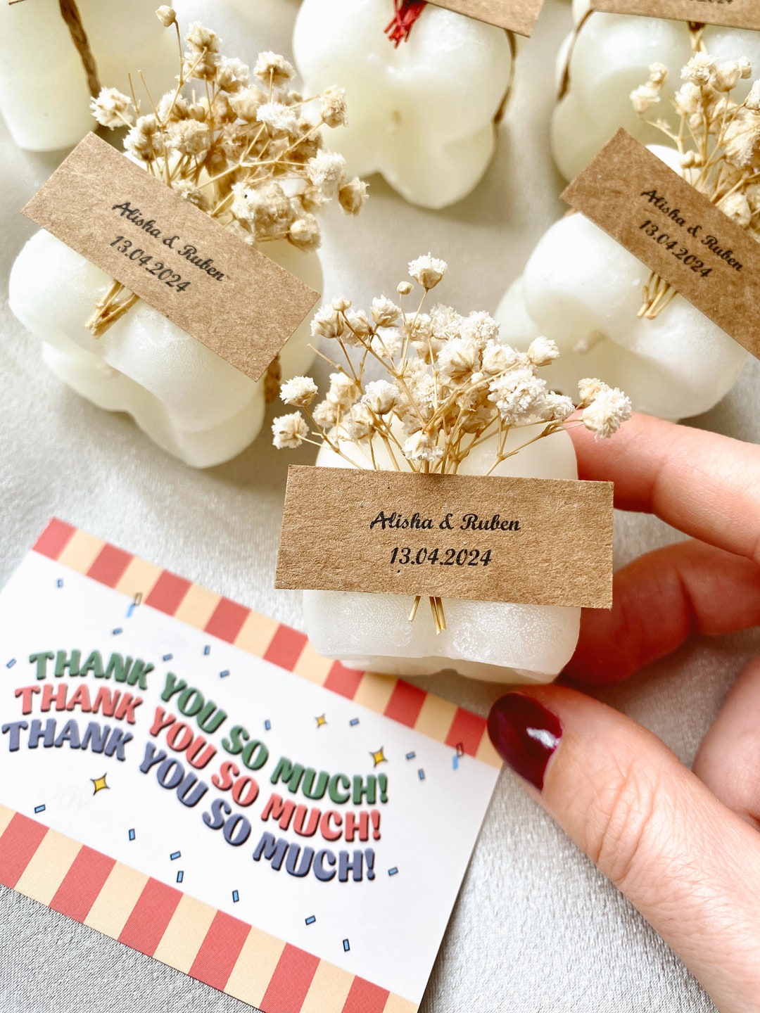 Elegant Wedding Candle Favors, Bridal Shower Guest Favor, Baby Shower ...