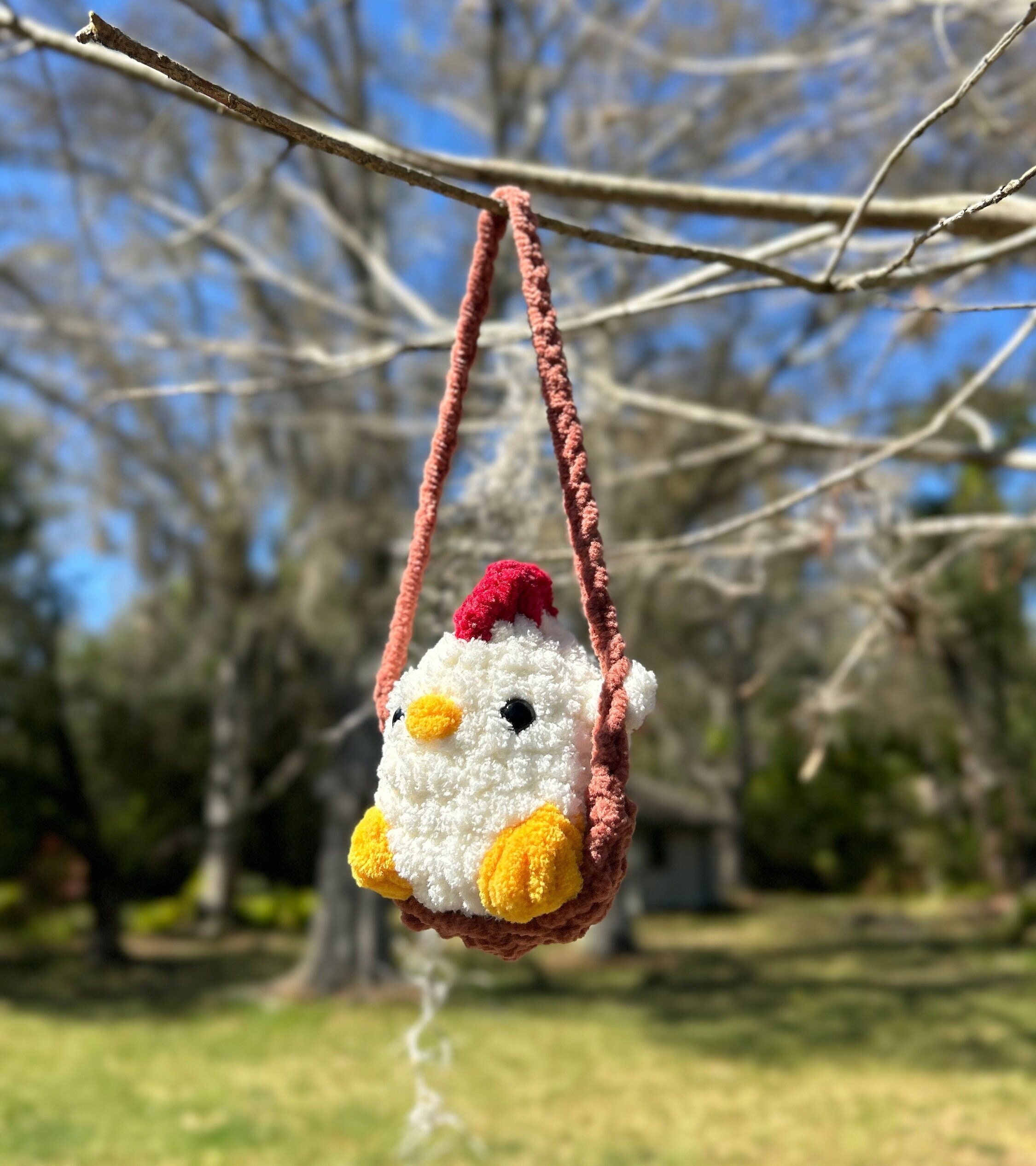 Dog Car Rearview Mirror Pendant Animal Swing Puppy Hanging Ornament