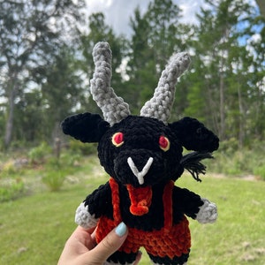 Crochet Krampus Plushie | Krampus Stuffy, Cryptid | Toddler, Kids Birthday Gift