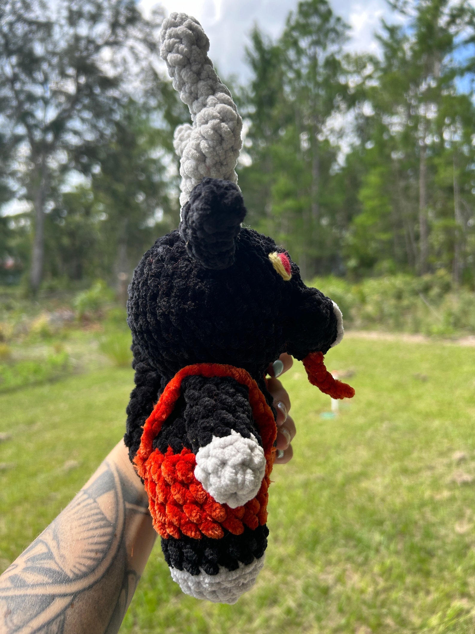 Crochet Krampus Plushie | Krampus Stuffy, Cryptid | Toddler, Kids ...
