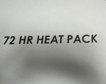 72 hour heat pack