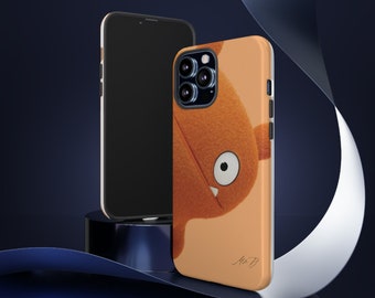 Étui de téléphone, étui de téléphone orange, étui de téléphone original MYD.