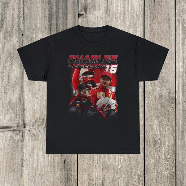 Formula 1 Leclerc Shirt Formula 1 Gift, Charles Leclerc Merch Shirt Vintage F1 Season 2024, Retro Bootleg Leclerc Tee, F1 Watcher Shirt Gift