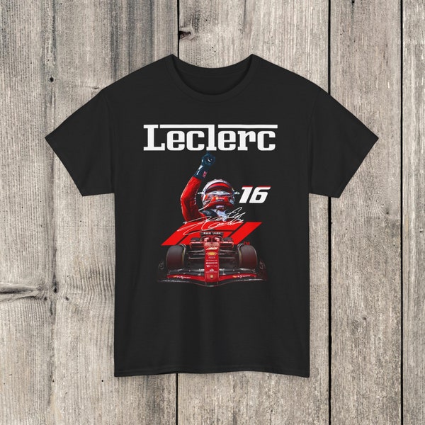 Vintage Charles Leclerc Shirt Formula One Ferrari Champion Tee, Grand Prix 2024 Leclerc Merchandise, Monaco Charles Leclerc 16 Shirt Retro