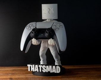 Personalisable Marshmello Controller Stand- A Royale addition to your gaming setup! PC | Playstation | Xbox | Personalise your Gift