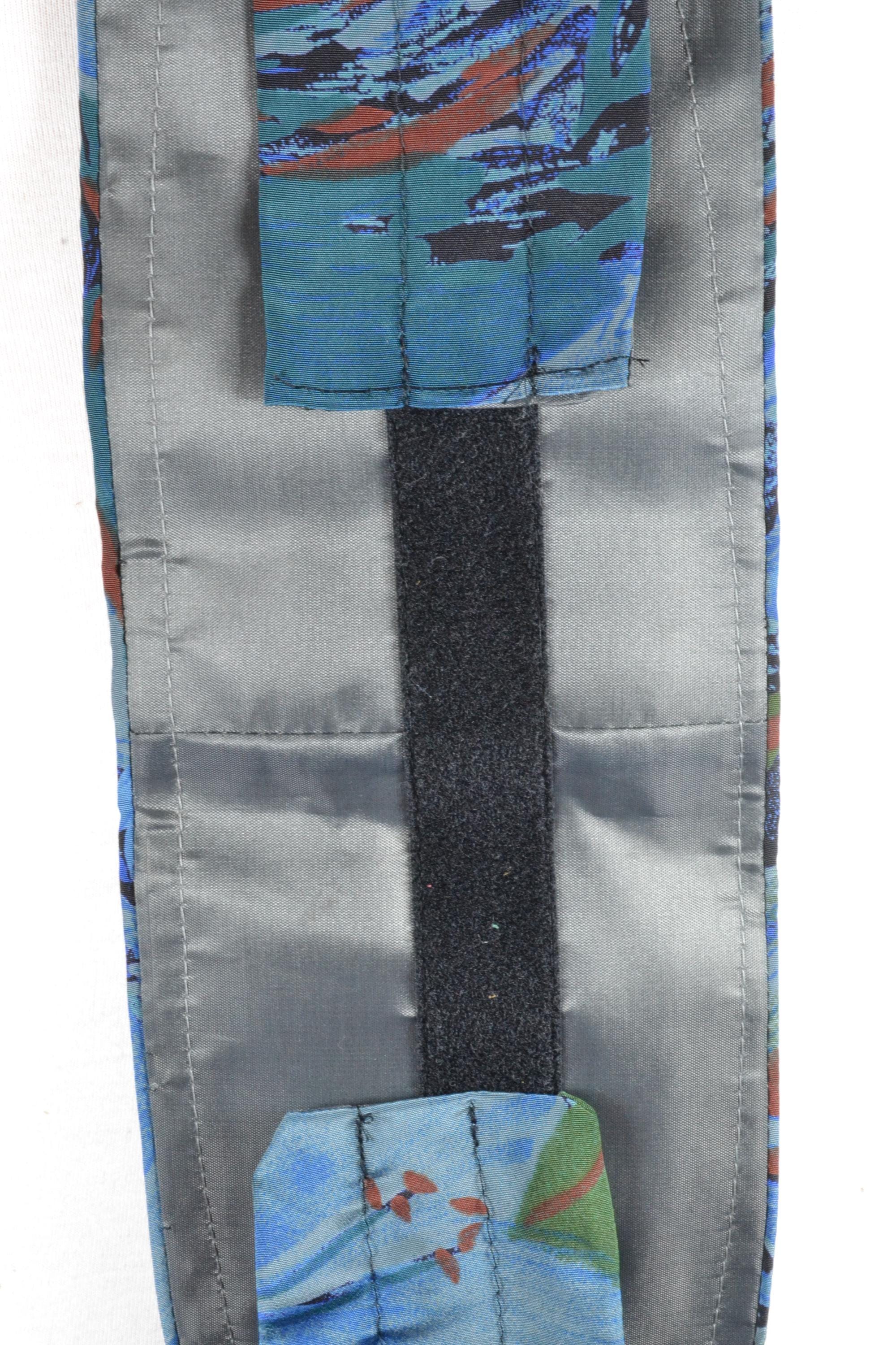 Vintage Blue Silky Belt Adult Unisex 100% Silk Original Vintage Belts for sale | eBay main image 3