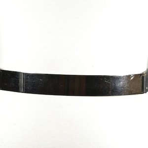 Black Leather Belt for Women with Long Rectangular Steel Buckle, Back Buckle Statement Belt