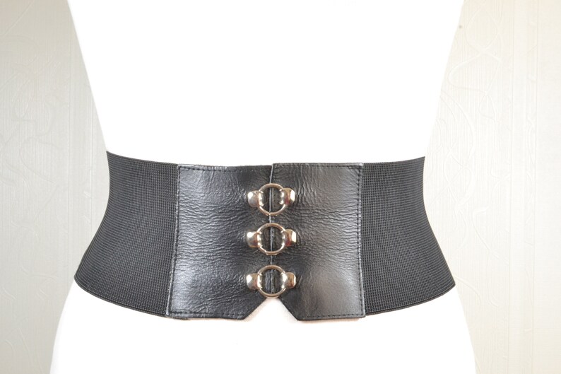 small black corset belt