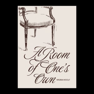 A Room of One&#39;s Own, Virginia Woolf - Print