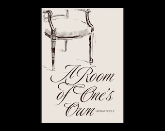 A Room of One's Own, Virginia Woolf - Print