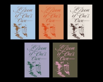 A Room of One's Own, Virginia Woolf - DIGITAL DOWNLOAD Poster design