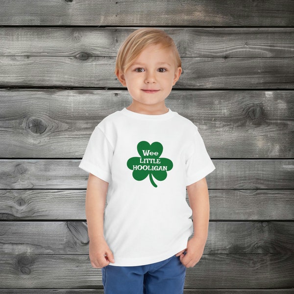 Wee Little Hooligan Saint Patricks Day T-shirt à manches courtes pour tout-petit