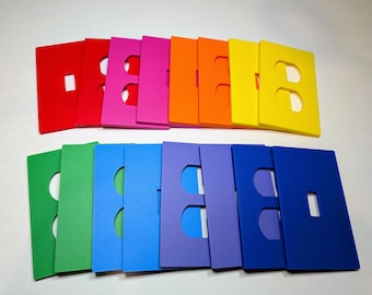 Colored Snap on  Outlet Cover, Switch Cover, Switch Plate Cover