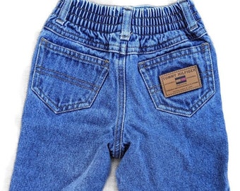 Vintage Y2K Tommy Hilfiger Baby Denim Blue Jeans 6-12 mo