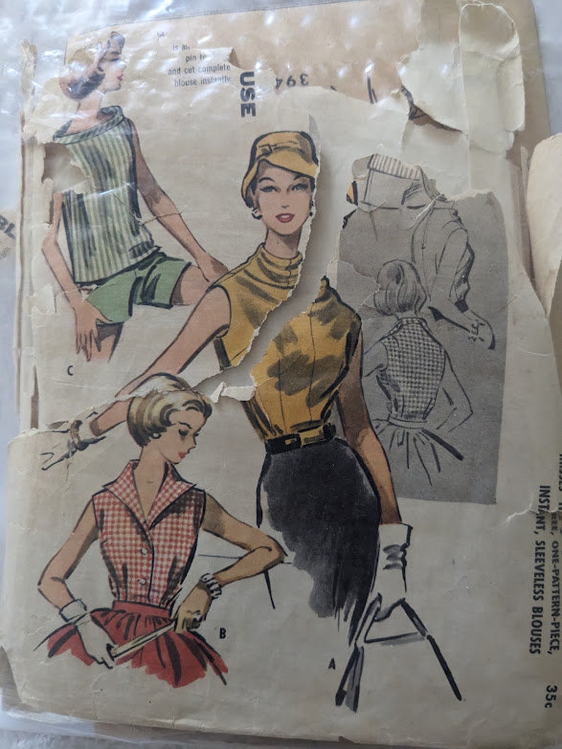 U Pick 1950s Vintage Sewing Patterns Complete Simplicity 1847 1886 1685 4971 McCall 5262 8336 3941 8586 Some Plus Size McCalls 3941 12/32