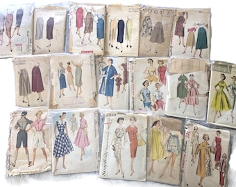 1950s Vintage Sewing Pattern Vogue 8288 Simplicity 1473 1431 2923 4746 1782 1458 4414 3114 McCalls 8885 8904  Butterick 6175 7642 8681 8154