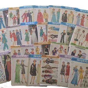 12/B34 Oklippt sömnadsmönster Simplicity 6898 6509 9219 7225 6024 6344 8880 7838 9369 6563 5215 6177 5079 8239 8913 9866 6559 9810 5236 7225